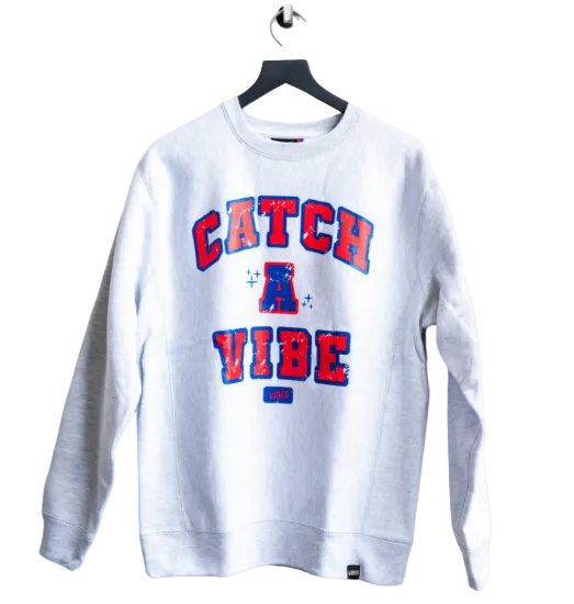 VIBES バイブス HIGHER LEARNING CREWNECK グレー スウェット