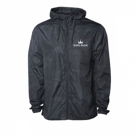 ★KING PALM キングパーム Futuristic Windbreaker Full Zipper ウィンドブレーカー ジャケット　