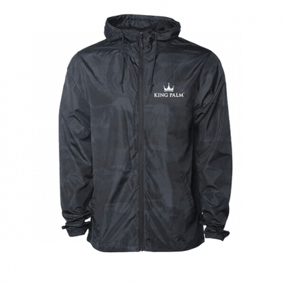 ★KING PALM キングパーム Futuristic Windbreaker Full Zipper ウィンドブレーカー ジャケット　