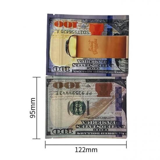 Smell Proof Zip Bags スメルプルーフジップパッグ 5枚セット 紙幣柄