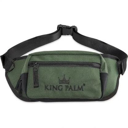 KING PALM キングパーム Canvas Crossbody Pouch Green  バッグ