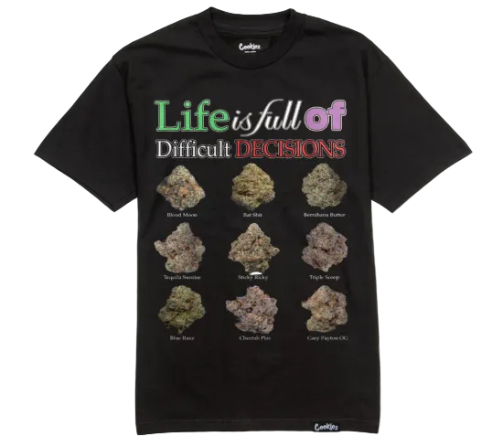 Cookies クッキーズ Full Of Choices Tee ブラック Tシャツ