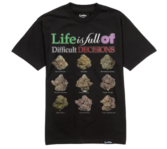 Cookies クッキーズ Full Of Choices Tee ブラック Tシャツ