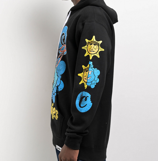 ★Cookies x Glo Gang クッキーズ×グロギャング Sun C Bite Black Zip Hoodie フーディーパーカー M/L