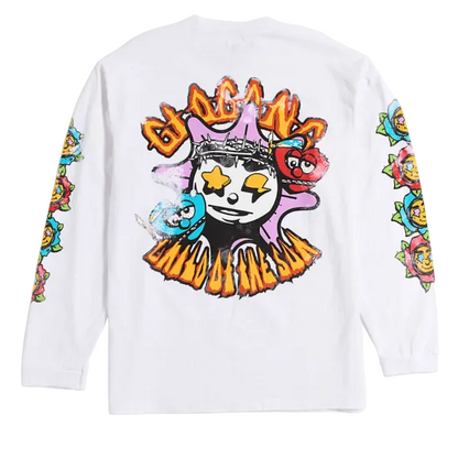 GLO GANG グロギャング Love White LONG SLEEVE TEE L/S ロンTシャツ ホワイト