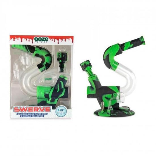 Ooze ウーズ  4-in-1 Swerve Silicone Water Pipe シリコン&ウォーターパイプ