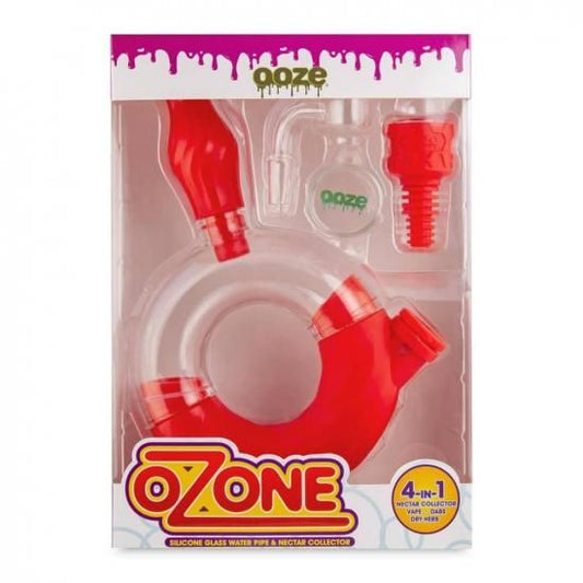Ooze ウーズ  4-in-1 Ozone Silicone Water Pipe and Dab Straw シリコン&水パイプ