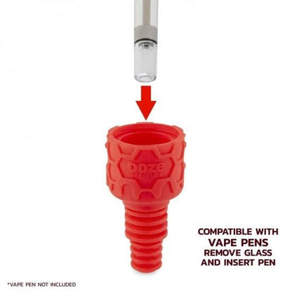 Ooze ウーズ  4-in-1 Ozone Silicone Water Pipe and Dab Straw シリコン&水パイプ
