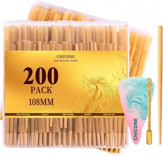 Cones Rolling Paper Preroll Cones 200本 King Size プレロールコーン