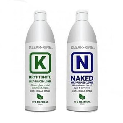KLEAR Kryptonit クリアクリプトナイト パイプ＆水パイプ洗浄液トラベルボトル クリーナー  470ml KLEAR/NAKED