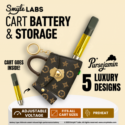 Smyle Labs スマイルラボ Pursejamin 510 Thread Vape Cart Battery バッテリー ベイプ