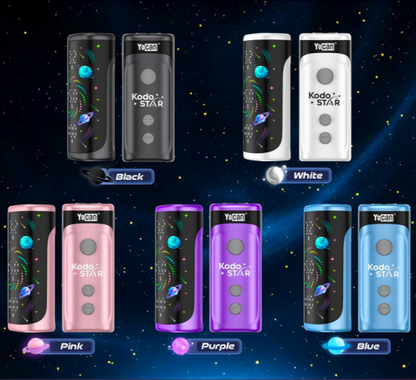 Yocan ヨーキャン 510カートリッジ用Vape "KODO STAR"Galaxy Full Display ベポライザー