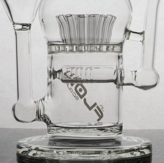 JM Air Flow ジェイエムエアフロー Sci Glass Water Pipe / Bubbler with Tree Perc ツリーパーコレーター付きガラスウォーターパイプ メス）#JM1