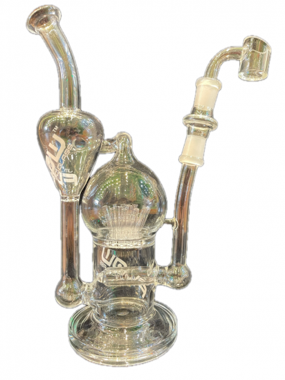 JM Air Flow ジェイエムエアフロー Sci Glass Water Pipe / Bubbler with Tree Perc ツリーパーコレーター付きガラスウォーターパイプ メス）#JM1