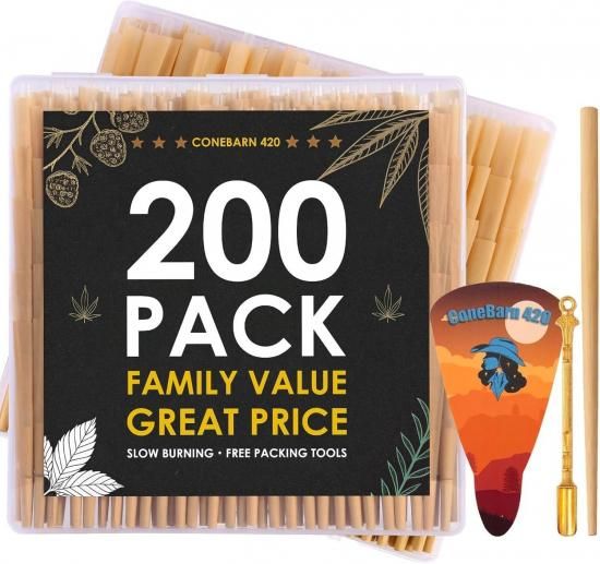 CONEBARN 420 Pre Rolled Paper Cones King Size 200本入 プレロールコーン