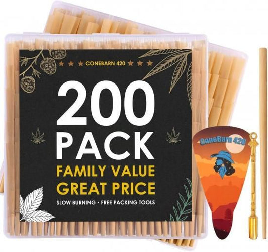 CONEBARN 420 Pre Rolled Paper Cones King Size 200本入 プレロールコーン