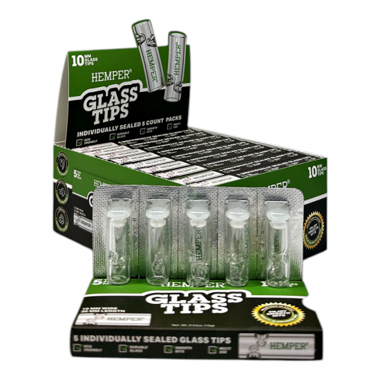 HEMPER ヘンパー GLASS TIPS 10mm 5本入り ガラスチップ