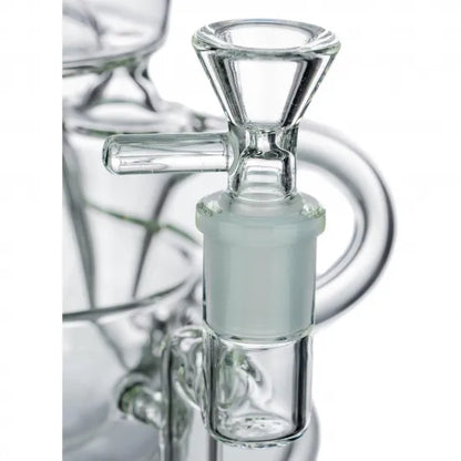 Glass Water Pipe Recycler Bubbler Hookahs 14mm バブラー #GBR