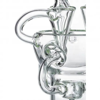 Glass Water Pipe Recycler Bubbler Hookahs 14mm バブラー #GBR