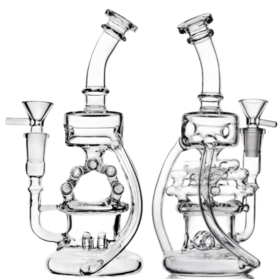 shower head waffle recycled rig with a banger  バブラー #SHW