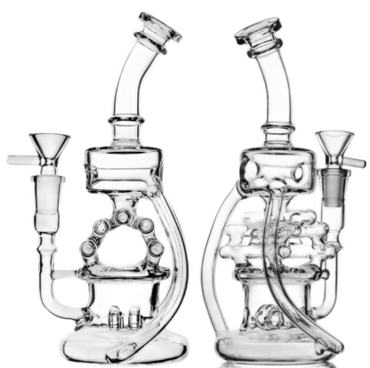 shower head waffle recycled rig with a banger  バブラー #SHW