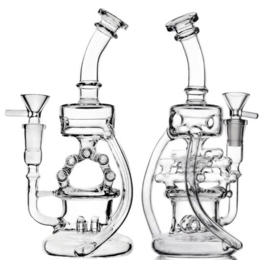 shower head waffle recycled rig with a banger  バブラー #SHW