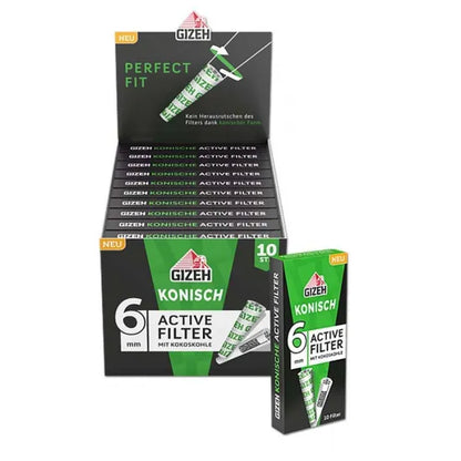 GIZEH ギザ Active Filter Activated Charcoal Filters フィルター