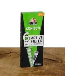 GIZEH ギザ Active Filter Activated Charcoal Filters フィルター