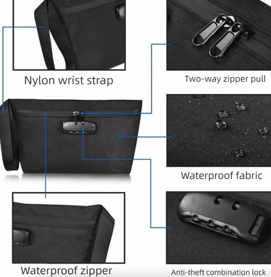 Stash Bag パスワードロック付き 防臭防水スタッシュバッグ
