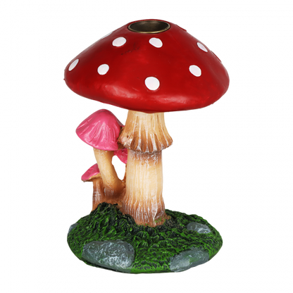 Sprouting Shrooms Backflow Polyresin Incense Burner お香インセンスバーナー