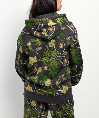 ★Your Highness ユアハイネス  Blackwoods Camo Rhinestone Zip Hoodie ジップフーディー　　