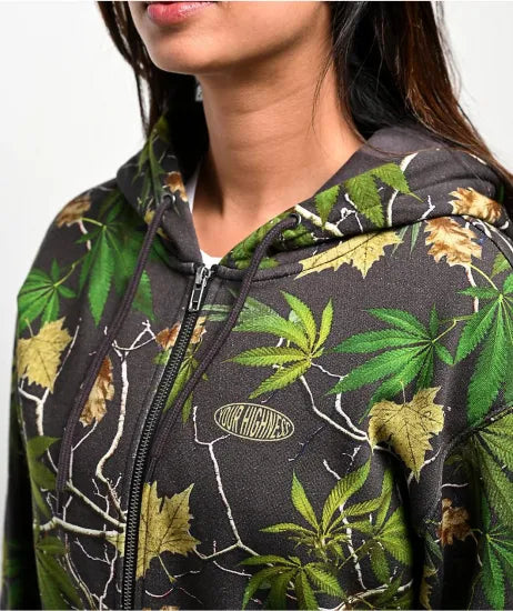 ★Your Highness ユアハイネス  Blackwoods Camo Rhinestone Zip Hoodie ジップフーディー　　