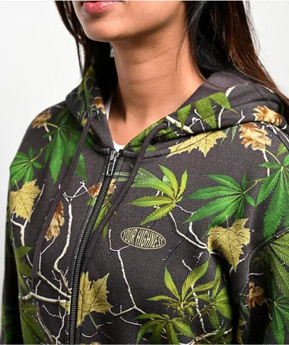 ★Your Highness ユアハイネス  Blackwoods Camo Rhinestone Zip Hoodie ジップフーディー　　
