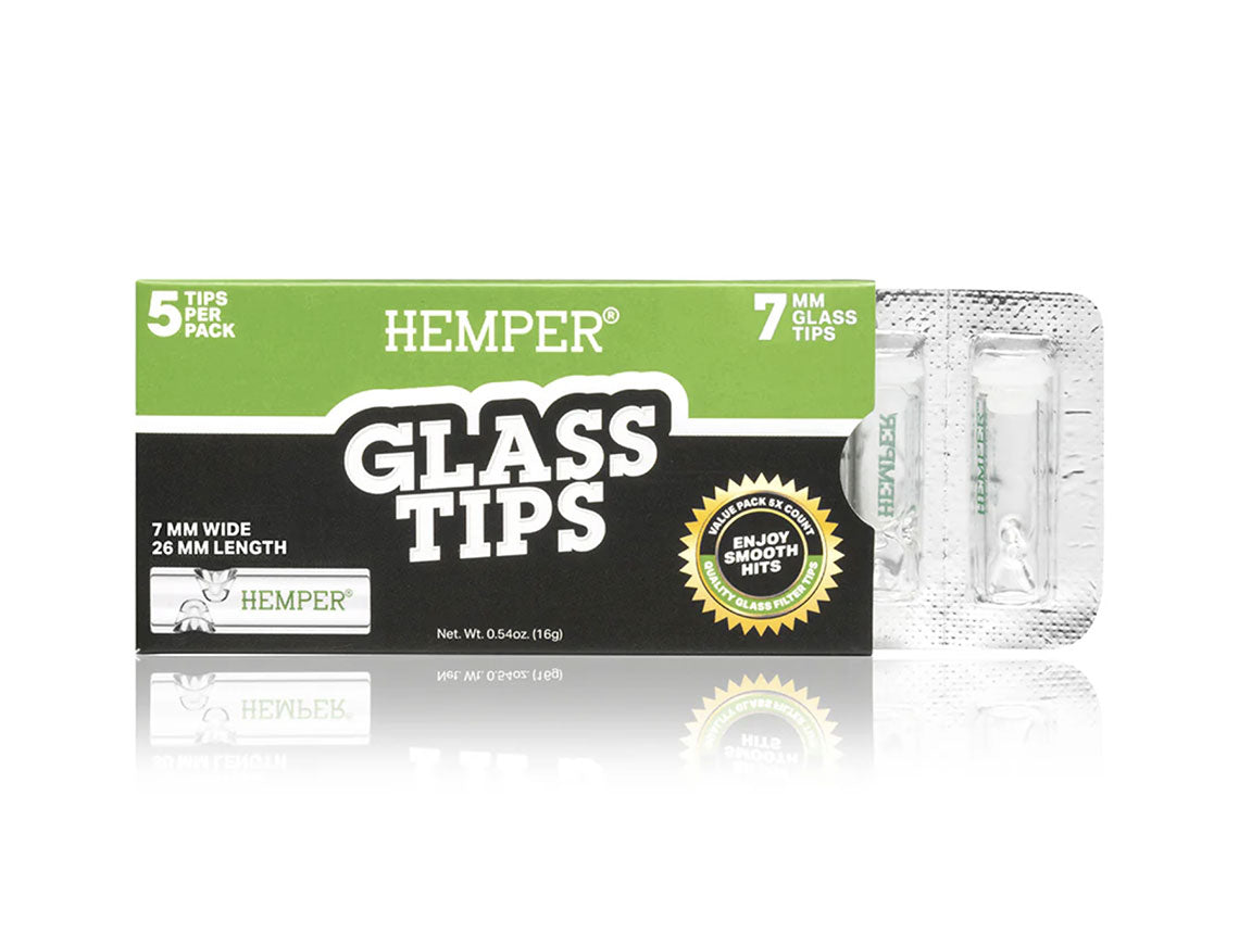 HEMPER ヘンパー GLASS TIPS 7mm 5本入り ガラスチップ