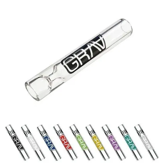 GRAV グラブ 12mm Taster Glass One Hitter Pipe acti Tube(8mm)フィルター対応 ガラスワンヒッターパイプ