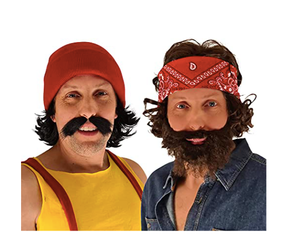 Cheech&Chong 変装グッズ（チーチ&チョンset）Halloween ハロウィン コスチューム