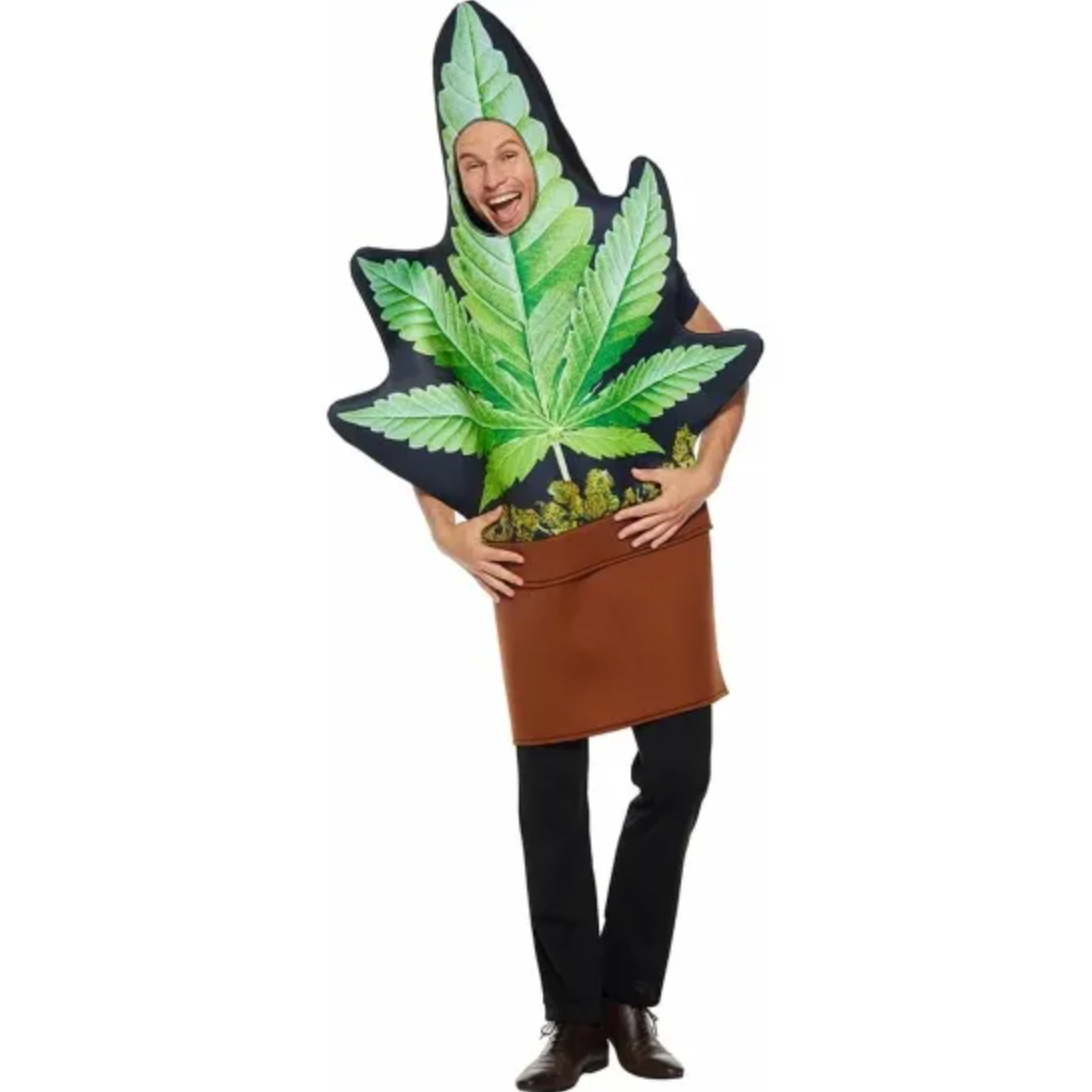 Funny We○d Flower Pot 変装グッズ Halloween ハロウィン コスチューム