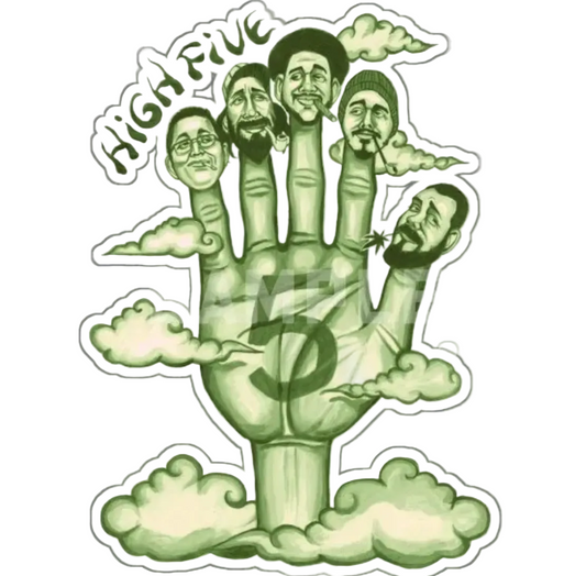 HOTBOX SESSIONS ホットボックスセッションズ "2HiGH FiVE" ステッカー sticker