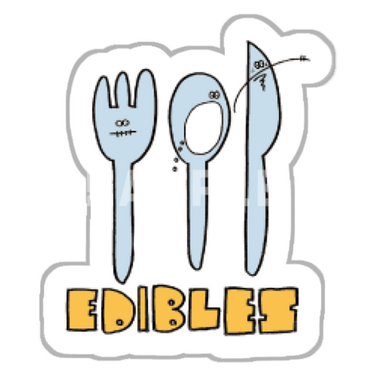 HOTBOX SESSIONS ホットボックスセッションズ  "EDIBLE" ステッカー sticker