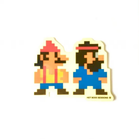 HOTBOX SESSIONS ホットボックスセッションズ "16BIT"  ステッカー sticker