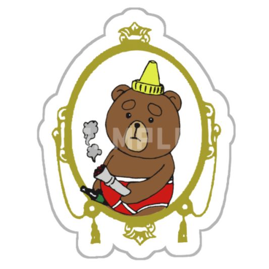HOTBOX SESSIONS ホットボックスセッションズ "ted" ステッカー sticker