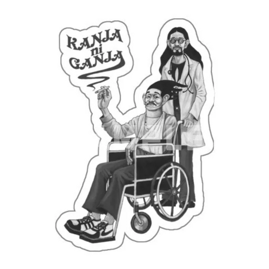 HOTBOX SESSIONS ホットボックスセッションズ "KANJAniGANJA" ステッカー sticker