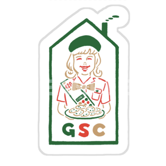 HOTBOX SESSIONS ホットボックスセッションズ "GSC" sticker ステッカー S/M