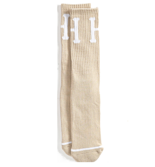 HUF ハフ Natural Crew Socks ソックス ブラウン #2