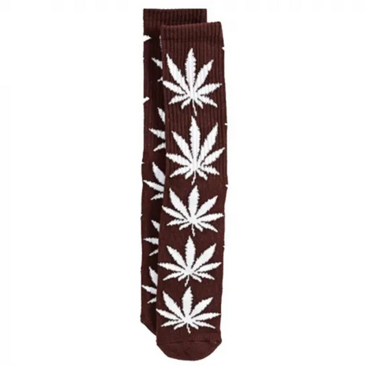 HUF ハフ Natural Crew Socks ソックス ブラウン #3