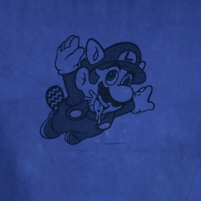 HOTBOX SESSIONS  ホットボックスセッションズ "SUPER LARIO BROS"  by GUL PEPSH Tシャツ ブルー/ネイビー