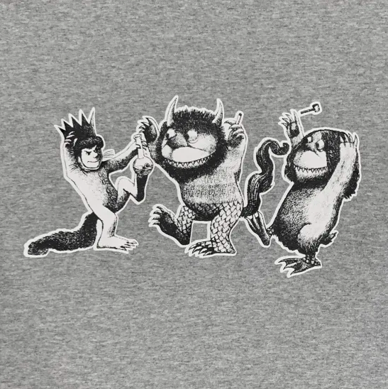 HOTBOXSESSIONS ホットボックスセッションズ "WILDTHINGS" Tシャツ グレー/ネイビー