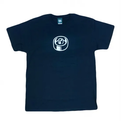 HOTBOX SESSIONS ホットボックスセッションズ "NAIL" Tシャツ ネイビー/ブラウン