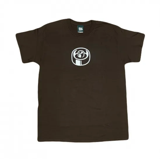 HOTBOX SESSIONS ホットボックスセッションズ "NAIL" Tシャツ ネイビー/ブラウン