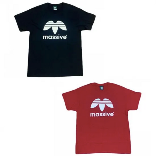 HOTBOX SESSIONS ホットボックスセッションズ "MASSIVE "  Tシャツ ブラック/レッド